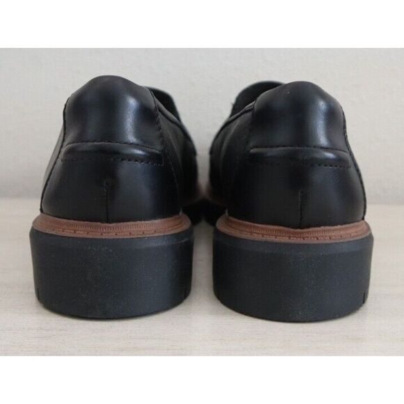 Clarks Collection Women's Sz 8.5W Black Westlynn Bay Leather Loafers - Picture 14 of 14